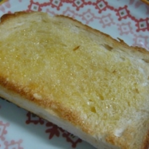 白味噌＋蜂蜜で作る甘塩っぱいトースト